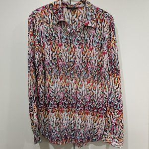 Liverpool Blouse Feather print, S
